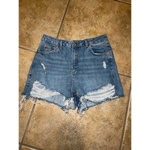 Topshop Moto Mom Shorts Size 12